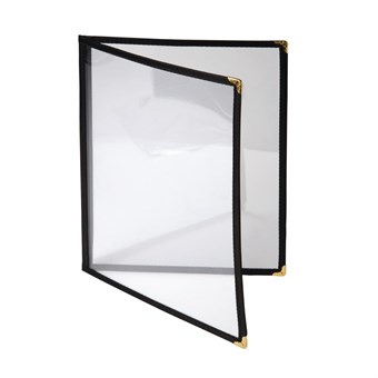 Olympia American Style menuhouder A4 zwart dubbel
