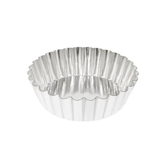 Bron geribbelde quichevorm met uitneembare bodem 10cm