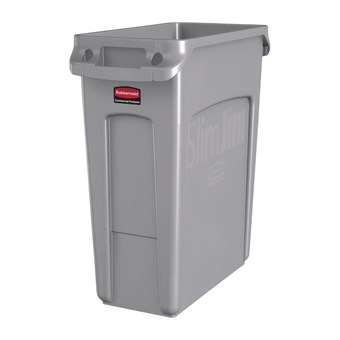 Rubbermaid Slim Jim container met luchtsleuven 60Ltr