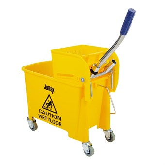 Jantex Kentucky rolemmer met wringer geel 20Ltr