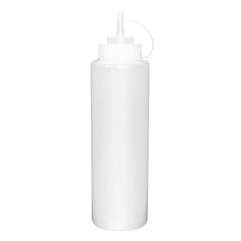 Vogue knijpfles transparant 680ml