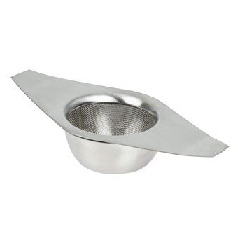 RVS theezeef en houder