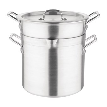 Vogue aluminium pan met au bain marie inzet 10Ltr