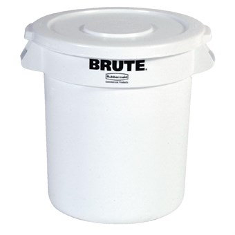 Rubbermaid Brute ronde container wit 121,1Ltr