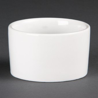 Olympia Whiteware Eigentijdse Ramekins 9cm (12 Stuks)
