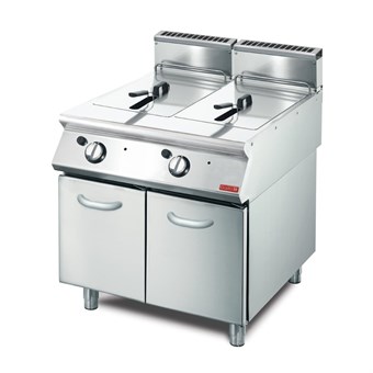 Gastro M 700 gas friteuse 2x 13Ltr 70/80 FRG