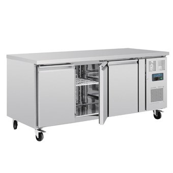 Polar U-serie 3-deurs counter met euronorm opslag 634L