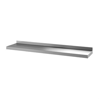 Gastro M RVS wandplank zonder steunen 140x40cm