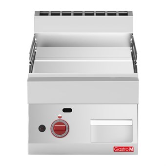 Gastro M 650 gas bakplaat 65/40 FTRG een gepolijste chroomplaat