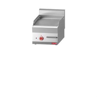 Gastro M 650 elektrische bakplaat 65/40 FTRE geribbelde plaat