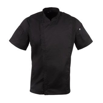 Chef Works Springfield unisex koksbuis met rits zwart