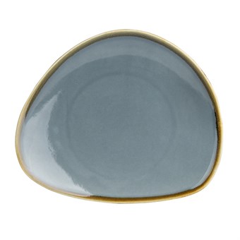 Olympia Kiln Driehoekige Borden Blauw 23cm (6 Stuks)