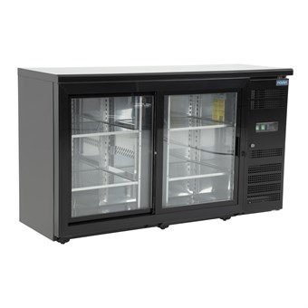 Polar U-serie bardisplay met 2 schuifdeuren