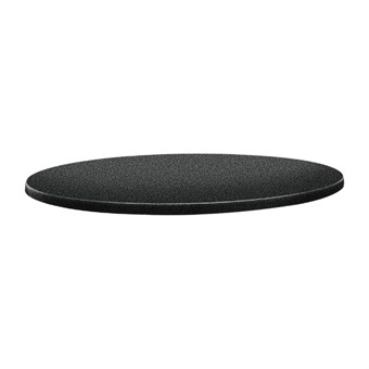 Topalit Classic Line rond tafelblad antraciet