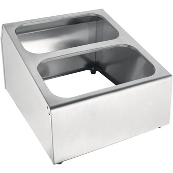 Vogue rvs gastronorm rek vierkant