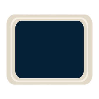 Roltex Original dienblad blauw 32,5 x 26,5cm