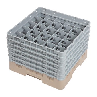 Cambro Camrack vaatwaskorf met 25 compartimenten max. glashoogte 29,8cm