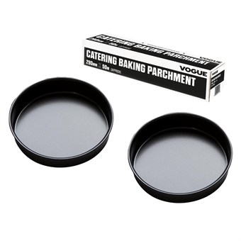 Vogue 2 x cakevorm en 50m bakpapier set