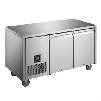 Polar U-serie premium tweedeurs koelwerkbank 267L