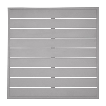 Bolero Aluminium Vierkant Tafelblad Lichtgrijs 700mm