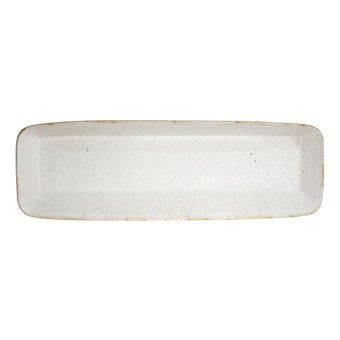 Churchill Stonecast Hints rechthoekige ovenschalen wit 160 x 530mm (2 stuks)