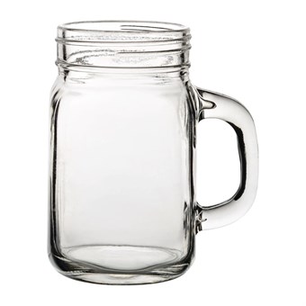 Utopia Mason Jars met handvat 430ml (24 stuks)