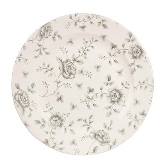 Churchill Rose Chintz Grey Bord 30.5cm (6 stuks)