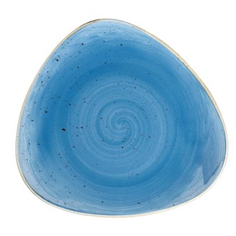 Churchill Stonecast Cornflower Blue Driehoekig Bord 19.2cm (12 stuks)