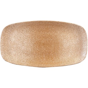 Churchill Raku Garnet Orange Chefs Ovaal Bord 35.2 x 18.7cm (6 stuks)