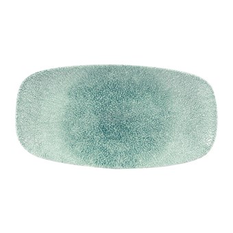Churchill Raku Jade Green Chefs Ovaal Bord 29.8 x 15.2cm (12 stuks)
