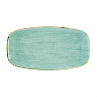 Churchill Stonecast Mint Chefs Ovaal Bord 35.2 x 18.7cm (6 stuks)