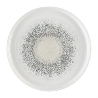 Churchill Studio Prints Fusion Grey Bord Met Opstaande Rand 21cm (6 stuks)