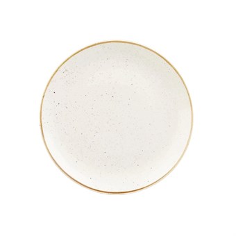 Churchill Stonecast Barley White Coupe Bord (6 stuks)