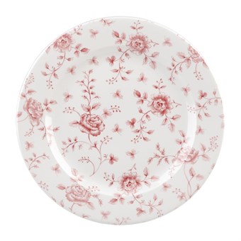 Churchill Rose Chintz Cranberry Bord 30.5cm (6 stuks)