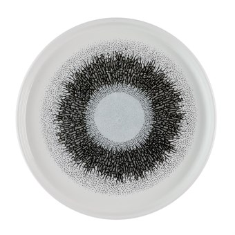 Churchill Studio Prints Fusion Black Walled Bord Met Opstaande Rand 21cm (6 stuks)