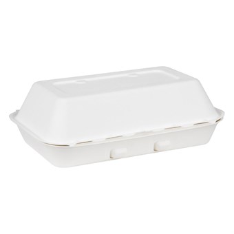 Fiesta Composteerbare Bagasse Voedselcontainers 400x335mm (200 stuks)