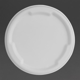 Fiesta Composteerbare Bagasse Deksel Voor 750/900ml Kom Basen (50 stuks)