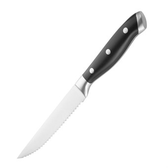 Olympia Premium Geklonken Steakmessen Met Zwarte Abs Handvatten (6 stuks)