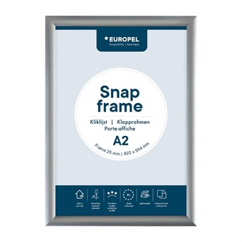 Europel Klaplijst A2 25mm Zilver