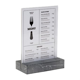 Europel Bordhouder A5 Polystone Anthraciet