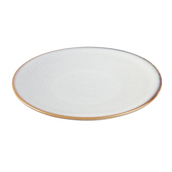 Olympia Drift Grijze Effen Coupe Borden 230mm (6 Stuks)