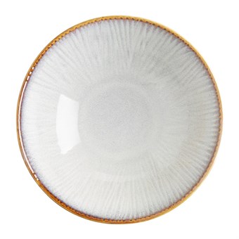 Olympia Drift Grijze Coupéschalen Met Reliëf, 205mm (4 Stuks)