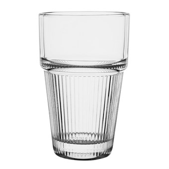 Olympia Geribbelde Stapelbare Tumblers 300ml (6 Stuks)