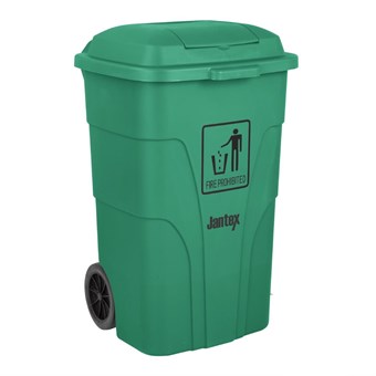 Jantex 120Ltr Container Met Voetpedaal Groen