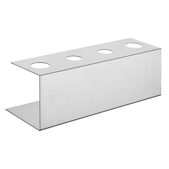 Olympia IJshoorntjeshouder 4 Kegels Roestvrij Staal - 270x97x90mm