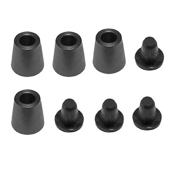 Buffalo Voeten met Rubber Pad (4 stuks)