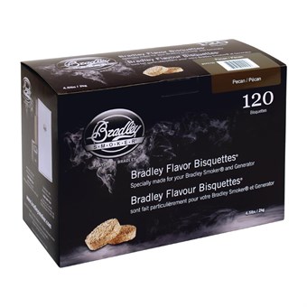 Bradley Food Smoker Pecan Flavour Bisquette (120 Pack)