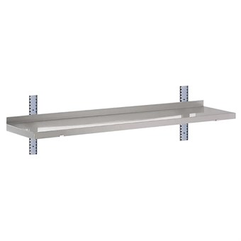 Gastro-M Complete wandplank 1 niveau 120x40cm - volledige montageset (excl. schroeven)