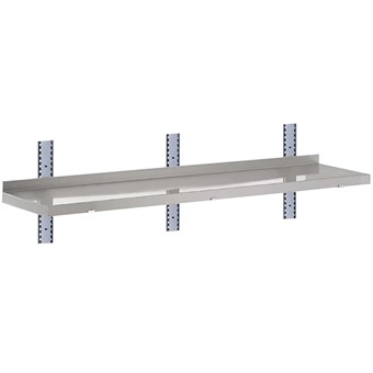Gastro-M Complete wandplank 1 niveau 160x40cm - volledige montageset (excl. schroeven)